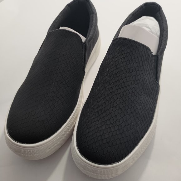 Hike-G Slip On Flat Platform Sneaker Black - Picture 8 of 8